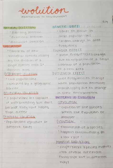 evolution: adaptations to the environment Class 12 Biology Notes Evolution, Evolution Notes Class 12, Evolution Notes Biology, Living Environment Notes, How To Learn Chemistry, Evolution Notes, Zoology Notes, Biology Evolution, Evolution Project