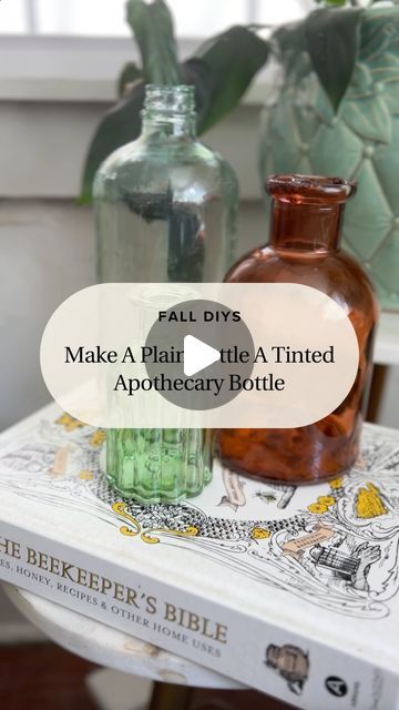 HGTV Home on Instagram: "Turn any plain bottle into an apothecary bottle with this simple DIY hack! ✨ How would you use these in your decor? 😍" Photograph Video, Apothecary Bottles, Hacks Diy, Apothecary Jars, Apothecary, Recycled Crafts, Bottle Art, Autumn Home, Artsy Fartsy