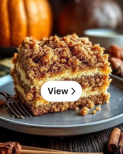 Lemon8 · Pumpkin Streusel Coffee Cake  · @🩷Mihav ميهاف Pumpkin Streusel Coffee Cake, Pumpkin Streusel, Streusel Coffee Cake, Coffee Cake, Breakfast Recipes, Coffee, Cake