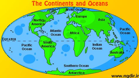 map of 7 continents and 5 oceans | Digital computer graphics map of seven continents and the oceans too. Ocean Diagram, 7 Continents And 5 Oceans, Oceans Worksheet, Oceans And Continents, Map Of Continents, Social Studies Maps, World Map Continents, New World Map, Wristband Template