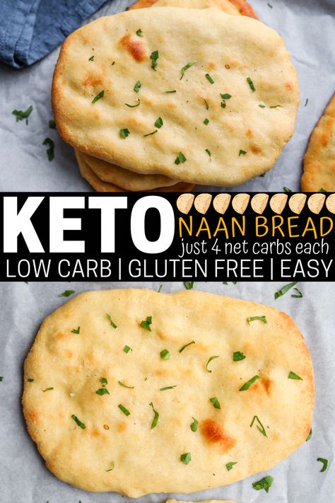 #LowCarbAndLowSugarRecipes Keto Naan Bread, Naan Bread Recipe, Low Carb Flatbread, Recipes With Naan Bread, Low Fat Low Carb, Low Carb Low Fat Recipes, Baking Powder Uses, Boiled Egg Diet Plan, Low Carb Low Sugar