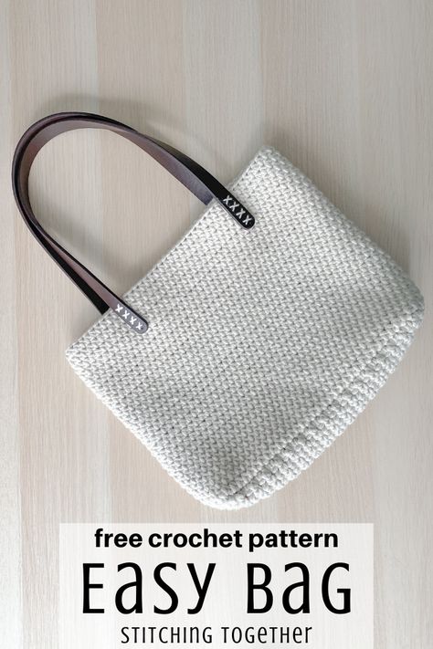 Crochet Carry All Bag Pattern, Rewind Yarn Crochet Patterns, Easy Crochet Handbag, Simple Crochet Purses Free Pattern, Crochet Pocketbook Pattern Free, Crochet Macrame Bag Free Pattern, Cotton Crochet Bags Free Pattern, Free Crochet Purse Patterns Easy, How To Crochet A Purse For Beginners