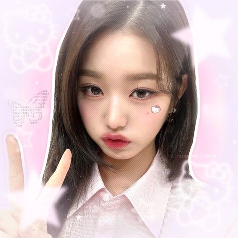 Wonyoung Y2k, Pfps Pink, Kpop Freebies, Kpop Y2k, Y2k Pfp, Heart Overlay, Mail Stickers, Love Mail, Pop Stickers