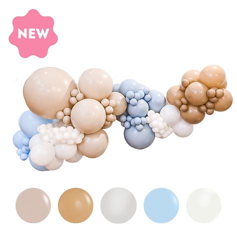 Balloon Garland Kits | Hooray Today Website Backdrop Balloons, Balloon Template, Balloon Ribbon, Diy Balloon, Balloon Diy, Balloon Animals, Balloon Arch, Colour Palettes, Decor Wedding