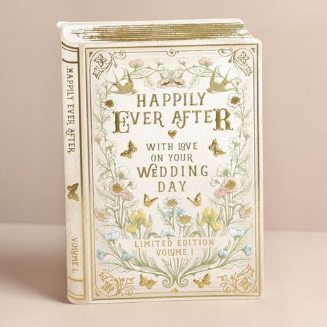 Happily Ever After Wedding Card.#WeddingInvitations #WeddingStationery #Invitation #WeddingPlanning #CustomInvitations Book Cover Wedding Invitation, Book Wedding Invite, Wedding Invitation Book, Happily Ever After Wedding Theme, Wedding Book Cover, Book Invitations, Wedding Hampers, Book Wedding Invitations, Fairytale Wedding Invitations