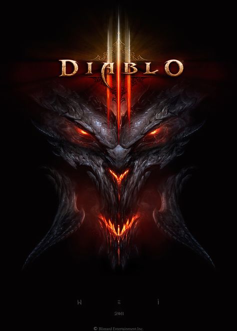 ArtStation - The Art of Diablo, Wei Wang Diablo Game, Dark Creatures, Label Image, Creepy Horror, Blizzard Entertainment, Role Playing Game, Futuristic Art, Game Pictures, Cute Profile Pictures