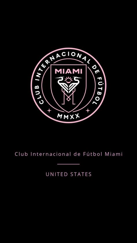 Inter Miami Wallpaper, Iphone Wallpaper Mandala, Inter Miami Logo, Miami Wallpaper, Miami Logo, Wallpapers 2023, Miami Football, Inter Miami Cf, Oneplus Wallpapers