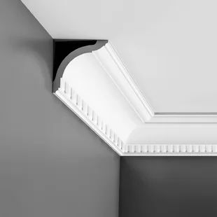 Ceiling Crown Molding & Millwork You'll Love in 2021 | Wayfair Simple Crown Molding Wall, Vintage Crown Molding, Cornice Moulding, Paint Glaze, Dentil Moulding, Corner Moulding, Decorative Brackets, Orac Decor, Ceiling System