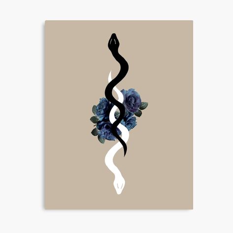 Yin Yang Snake, Snake Painting, Vinyl Room, Artsy Ideas, Easy Canvas Art, Tray Ideas, Snake Tattoo, Diy Canvas Art Painting, Book Cover Art