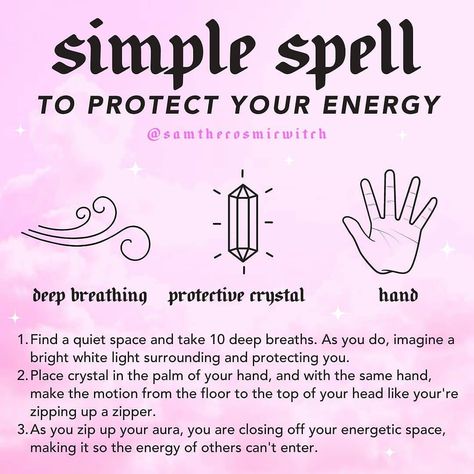 Energy Spell, How To Get Energy, Charmed Book Of Shadows, Protect Your Energy, Wiccan Magic, Magic Spell Book, Spiritual Journals, Wiccan Spell Book, Magick Book