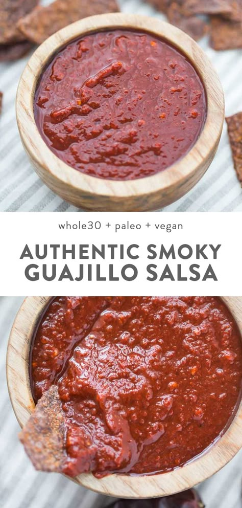 Smoky Salsa Recipe, Taqueria Salsa, Guajillo Salsa, Bell Pepper Salsa, Paleo Appetizer, Restaurant Style Salsa Recipe, Southwestern Food, 40 Aprons, Mexican Salsa Recipes