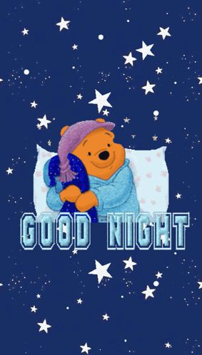 Cute Cartoon Gif, Good Night Gifs Funny, Good Night Cute, Cartoon Gif, Goodnight Sleep, Cute Friendship Quotes, Happy Good Morning Images, Hug Gif, Bear Gif