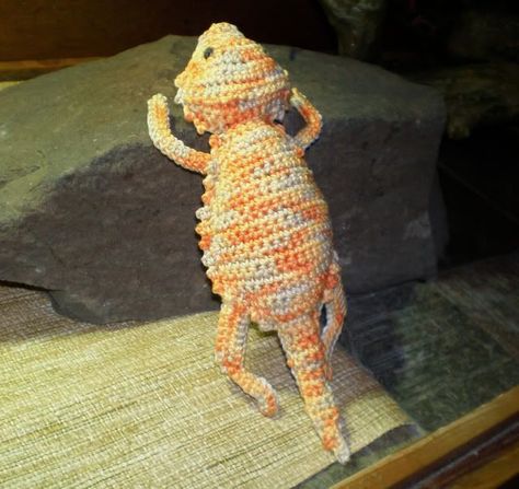 Crochet bearded dragon Crochet Bearded Dragon, Bearded Dragon Clothes, Crochet Beard, Bearded Dragon Diet, Baby Bearded Dragon, Bearded Dragon Cute, Bearded Dragon Care, Pet Dragon, Dragon Pattern