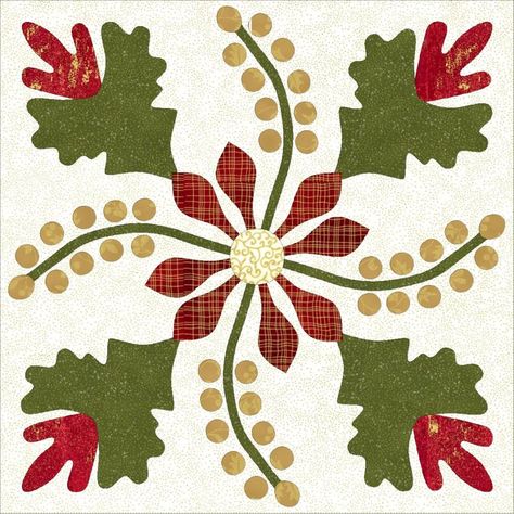 Free Christmas Applique Patterns, Christmas Applique Patterns Templates Free Printable, Christmas Applique Patterns Free, Poinsettia Quilt Block, Quilt Applique Patterns, Doll Applique, Aplique Quilts, Christmas Applique Patterns, Poinsettia Pattern