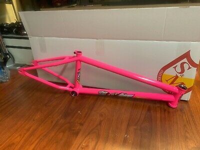 buy S&M BIKES MIKE HUCKER FRAME HOT PINK 21.25 BMX BIKE... Fixie Bike, Bmx Bike, Bikes For Sale, Bmx Bikes, Bmx, Clothes Hanger, Hot Pink, Bicycle, Neon