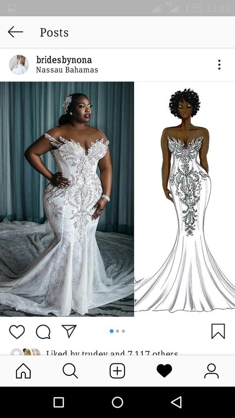 Black Plus Size Wedding Dress, Plus Size Wedding Dresses Curvy Bride, Puffy Wedding Dresses, Glam Wedding Dress, Curvy Wedding, Plus Wedding Dresses, Big Wedding Dresses, African Wedding Attire, Simple Wedding Gowns