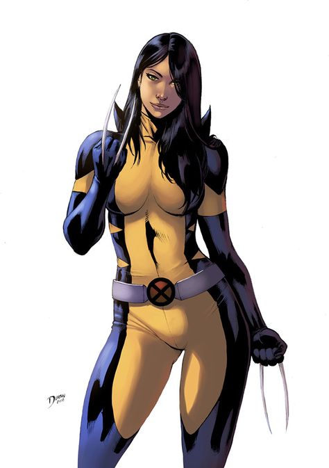 Wolverine, logicfun color on ArtStation at https://www.artstation.com/artwork/Xz13R All New Wolverine, Laura Kinney, Marvel Wolverine, The Wolverine, Yennefer Of Vengerberg, Wolverine Marvel, Bd Comics, Marvel Comic Character, Marvel Entertainment