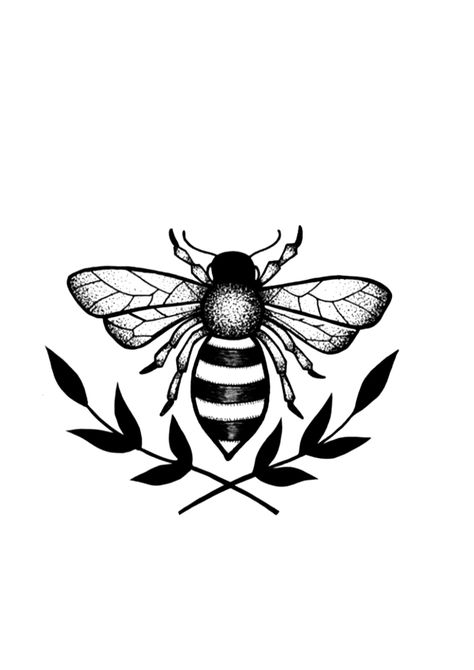 Bee Tattoo Traditional, Bee Tattoo Men, Tatto Man, Bee Tattoo Ideas, Foil Prints, Tattoo Old School, Bee Embroidery, Tattoo Design Book, Bee Tattoo