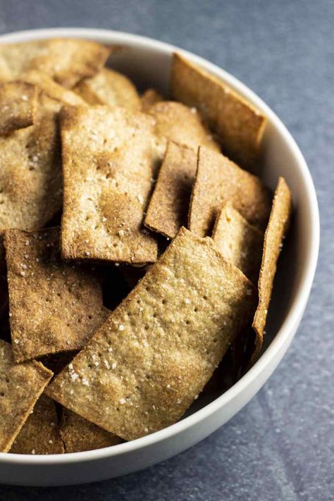 Wheat Crackers Recipe, Salt Crackers, Whole Wheat Crackers, Wheat Crackers, Plant Based Cheese, Coconut Muffins, Favorite Dips, Cracker Recipes, Sourdough Recipes