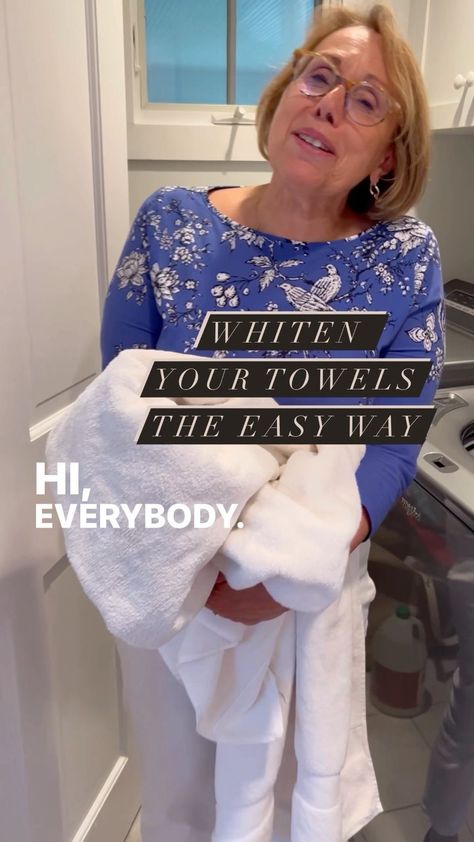 brunchwithbabs on Instagram: Do this each season to refresh and whiten your towels. #babshack #babshack #homehack Brunch With Babs, Cleaning Tricks, Cleaning House, Pink Out, Natural Cleaners, Household Cleaning Tips, Laundry Hacks, Household Tips, White Towels