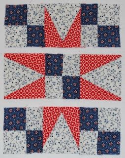 Tennessee Waltz Quilt Pattern Free, Valor Quilts, Hunters Star Quilt, Tennessee Waltz, Churn Dash Quilt, Vintage Quilts Antiques, Quilting Blocks, Quilt Block Patterns Free, Patriotic Quilts