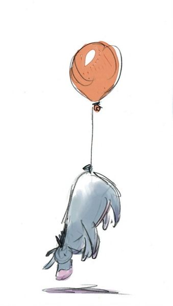 higor and Balloon Eeyore Tattoo, Winnie The Pooh Drawing, Winnie The Pooh Pictures, Disney Fanart, Winnie The Pooh Quotes, Winnie The Pooh Friends, Pooh Quotes, Awesome Tattoos, Pooh Baby