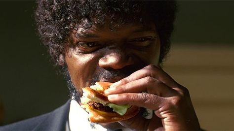 Love burgers? Love Pulp Fiction? Time to try this recipe for the Big Kahuna Burger featured in the movie. Serious yum. Better than a Royale with Cheese? You decide :) Big Kahuna Burger, Typography Photoshop, Quentin Tarantino Movies, Samuel Jackson, Best Movie Quotes, Big Kahuna, Django Unchained, Favorite Movie Quotes, Epic Movie