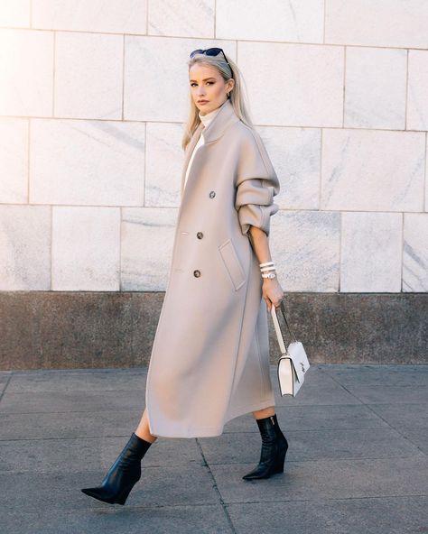 Max Mara Coat Street Style, Max Mara Outfit, Ideal Aesthetic, Max Mara Coat, Coat Street Style, Cozy Chic, Coat Outfits, In A Nutshell, Winter Fashion Outfits