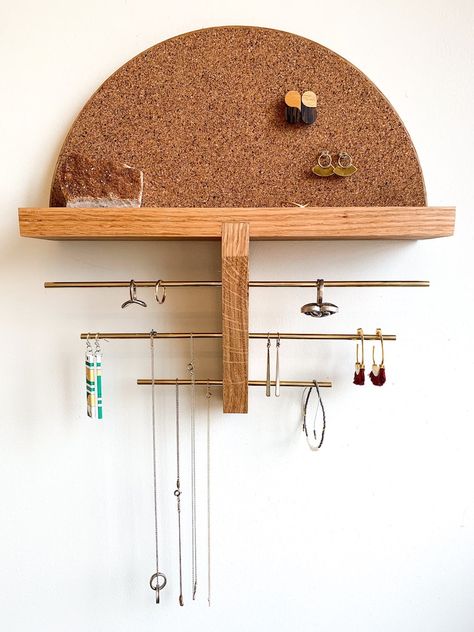 Hardwood Wall, Sam Maloof, Jewellery Organiser, Triangle Jewelry, Wall Mount Jewelry Organizer, Jewellery Holder, Jewelry Organizer Wall, Earring Dangle, Necklace Organizer