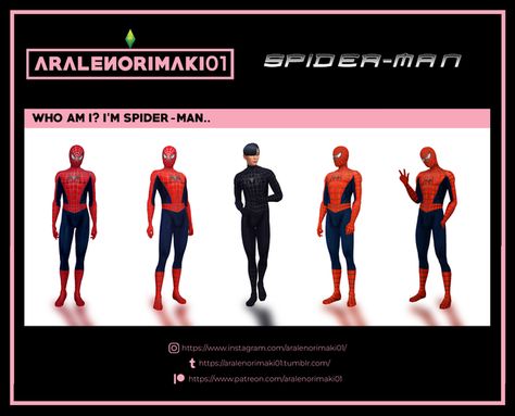 Sims 4 Spiderman Suit, Ts4 Spiderman Cc, Spider Man Sims 4 Cc, Sims 4 X Men Cc, Spiderman Sims 4 Cc, Sims 4 Spiderman Cc, Suit Texture, Wings And Horns, Spiderman Suits