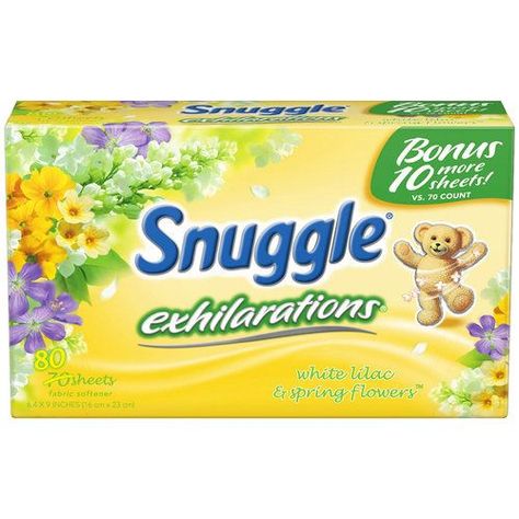 Snuggle Exhilarations White Lilac & Spring Flowers Fabric Softener ... Gift Ideas For My Husband, Random Gift Ideas, Detergent Packaging, Snuggle Bear, House Smell Good, White Lilac, Flowers Fabric, Family Support, House Smell