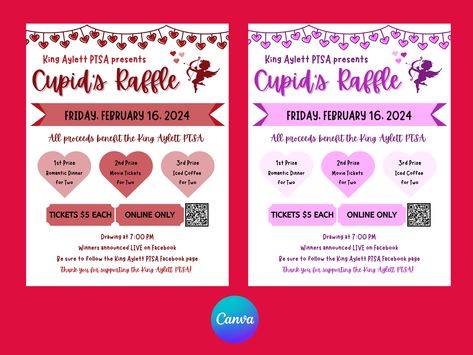 Valentine Grams Fundraiser, Raffle Flyer Template, Valentine’s Day Fundraiser, Raffle Ticket Poster, Raffle Fundraiser, 50/50 Raffle Tickets, Community Organization, Digital Flyer, Valentine Day List