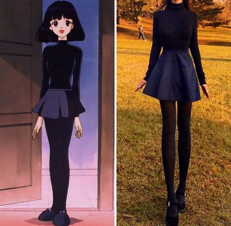 Sailor Saturn Inspired Outfit, Sailor Moon Style Inspired Outfits, Sailor Moon Fits, Sailor Saturn Costume, Sailor Saturn Outfit, 90s Anime Inspired Outfits, Anime Outfit Inspired, Tv Show Character Outfits, Sailor Moon Aesthetic Outfit