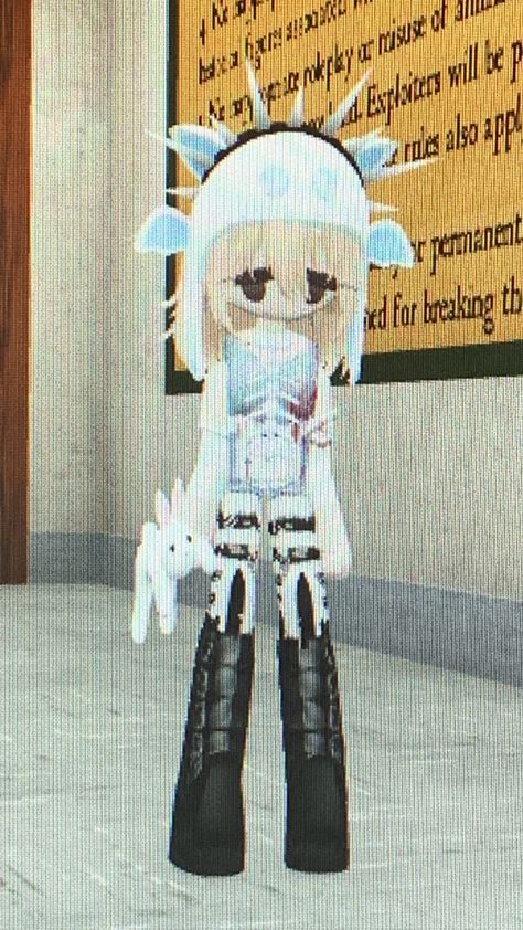 roblox misfits high Misfits High Roblox Outfits, Roblox Misfits High, Misfits High, Aesthetic Hello Kitty, Cybergoth Anime, Low Poly Character, Arte Monster High, Dreamcore Weirdcore, Low Poly Art