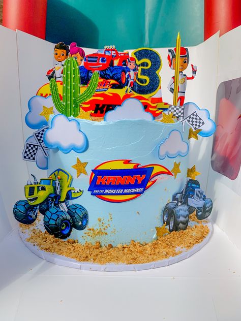 Blaze and the monster machines Blaze And The Monster Machines Cake, Blaze And The Monster Machines, Themed Cakes, Cake Decorating, Cake, Quick Saves