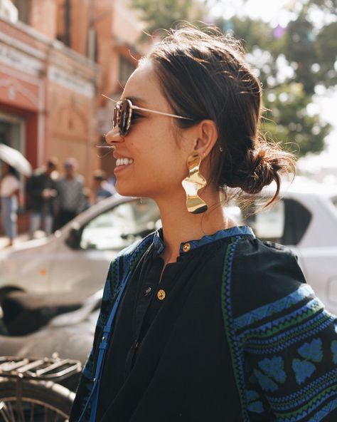 OLEEMA MILLER on Instagram: “I N D I A” Oleema Miller, Each Day, Style Me, Drop Earrings, India, My Style, On Instagram, How To Wear, My Favorite