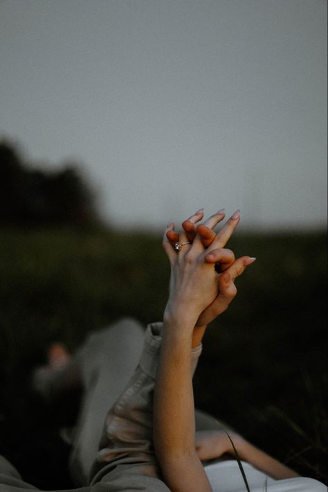 Moody Romantic Couple Photos, Fairycore Engagement Photos, Cool Toned Photography, Gloomy Engagement Photos, Fairytale Couple Photoshoot, Medieval Love Aesthetic, Unposed Engagement Photos, Close Up Couple Photoshoot, Nature Couples Photoshoot