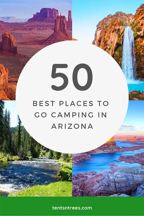 50 Best Places to go Camping in Arizona | Tents n Trees Dispersed Camping, Zelt Camping, Arizona Camping, Best Campgrounds, Camping Rv, Camping Places, Camping Guide, Camping Destinations, Festival Camping