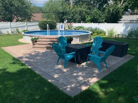 Semi Above Ground Pool, Pool And Patio, Cheap Pool, Best Above Ground Pool, Outdoor Pool Area, Pools Backyard Inground, Above Ground Pools, Swimming Pool Landscaping, Ground Pool Ideas