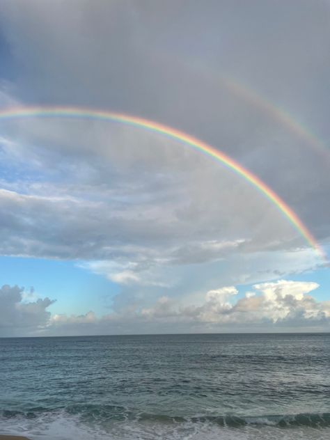 Beach Rainbow Aesthetic, Beach Dump, Beach Rainbow, Rainbow Beach, Rainbow Sky, Rainbow Aesthetic, Apple Watch Wallpaper, Travel Beach, Summer Dream