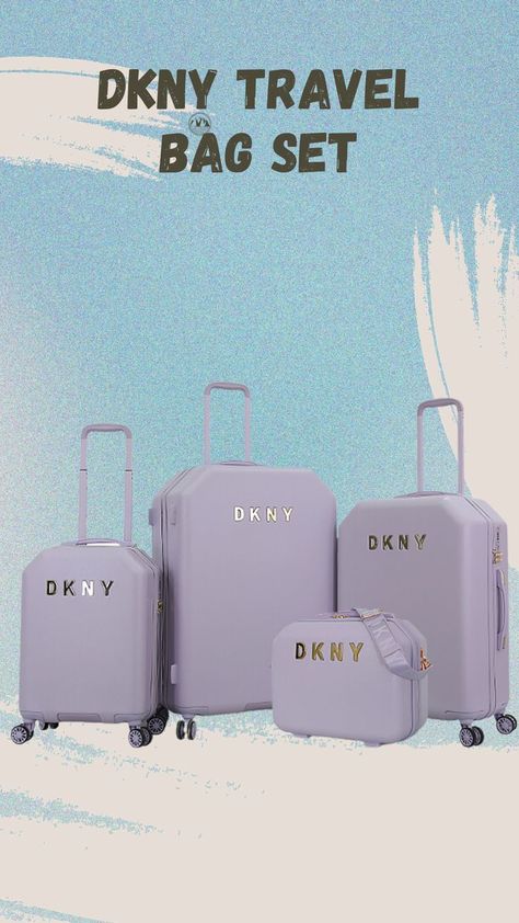 Dkny Travel Bag Set Pack Like A Pro, Travel Bag Set, Bag Suitcase, Travel Set, Travel Companion, Bag Set, Travel Style, Travel Bag, Travel Bags