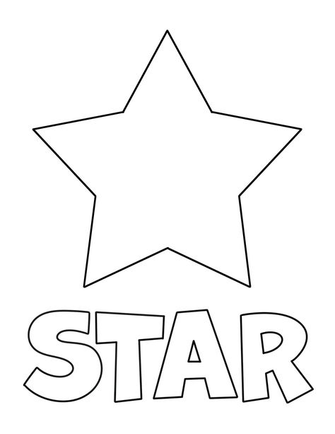 Print 10 Free Star Coloring Pages for Kids!  Star Coloring Sheets | Star Coloring Pages | Star Activities for Preschool Star Coloring Sheet, Star Activities For Toddlers, Star Crafts For Toddlers, Star Coloring Pages Free Printable, Star Activities, Shape Coloring Pages, Star Coloring Pages, Toddler Arts And Crafts, Activities For Preschool