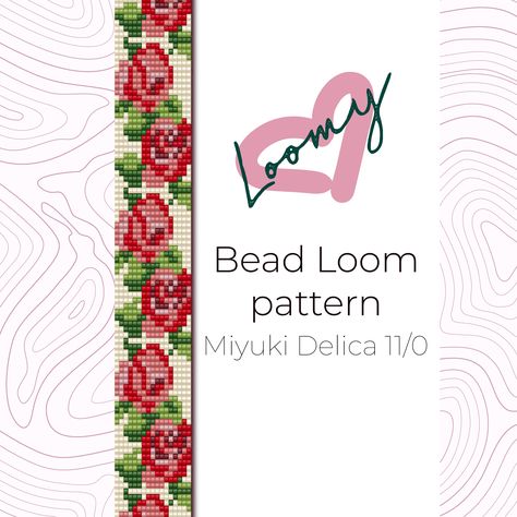 Miyuki Bead, Seed Bead Pattern, Bead Loom Pattern, Loom Bracelet Patterns, Huichol Art, Loom Bracelet, Loom Pattern, Loom Bands, Beading Needles