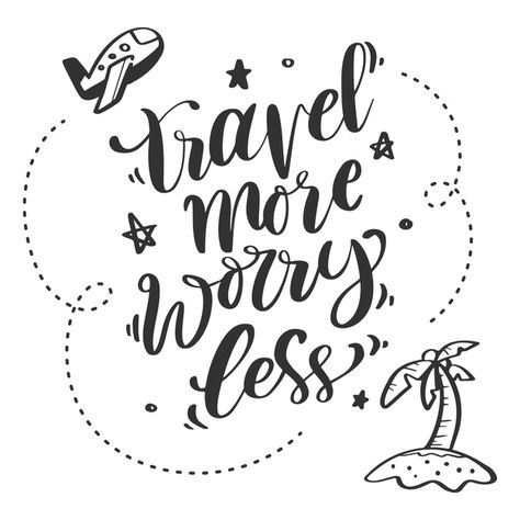 Travel Calligraphy, Travel Lettering, Travel Text, Travel Font Design, Travel Font, Travel Lettering Words, Wanderlust Font, Travel Fonts, Quote Template Design