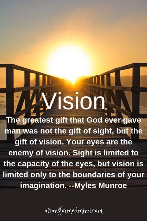 A quote from Myles Munroe about vision. Myron Golden Quotes, Dr Myles Munroe Quotes, Myles Munroe Quotes, Myron Golden, Leader Mindset, Dr Myles Munroe, Myles Munroe, Godly Living, Morning Juice