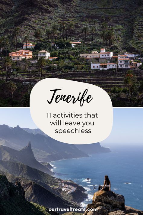 Uncover the hidden gems of the Canary Islands with our guide to the 11 best things to do in Tenerife. From sailing trip to majestic Mount Teide, we've got you covered for the most unforgettable experiences on your next vacation. Don't miss out on these activities - visit our blog now! Tenerife Travel, Tenerife Canary Islands, Sailing Trips, European City, Travel Recommendations, Island Tour, Rock Pools, Europe Travel Guide, Best Travel Destinations