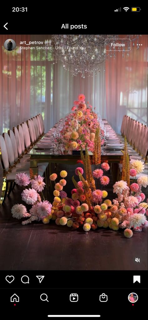 Long Table Wedding, Garden Wedding Decorations, Luxury Table, Holiday Table Settings, Pastel Decor, Wedding Event Design, Modern Flower Arrangements, Small Intimate Wedding, Table Set Up