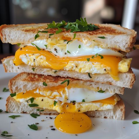 Egg and Cheese Sandwich Egg Sandwich Aesthetic, Egg Bagel Sandwich, Egg In The Hole, Sandwich Aesthetic, Egg Cheese Sandwich, Homestyle Meatloaf, Egg Bagel, Egg Sandwich Recipe, Egg Sandwich Breakfast