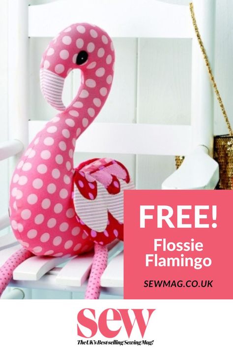 Free Project Pattern (step-by-step guide) Flamingo Sewing Pattern Free, Free Stuffed Giraffe Sewing Pattern, Soft Toy Patterns Free Templates, Flamingo Sewing Pattern, Stuffed Animal Patterns Free Templates, Free Plush Sewing Patterns, Free Stuffed Animal Patterns, Giraffe Sewing Pattern, Flamingo Projects