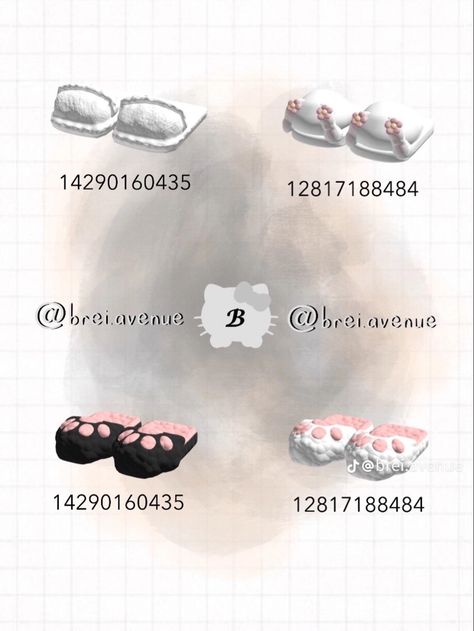 Slipper Codes For Berry Ave, Roblox Slippers Code, Roblox Pajama Codes, Shoe Codes, Crocs With Charms, Blonde Kids, Fancy Dress Code, Boots Code, Code Clothing